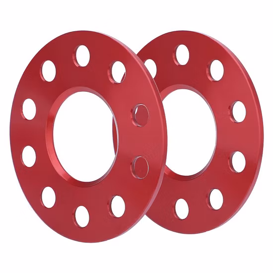 Kit espaçadores de roda centralizados em alumínio vermelho para Honda e Acura